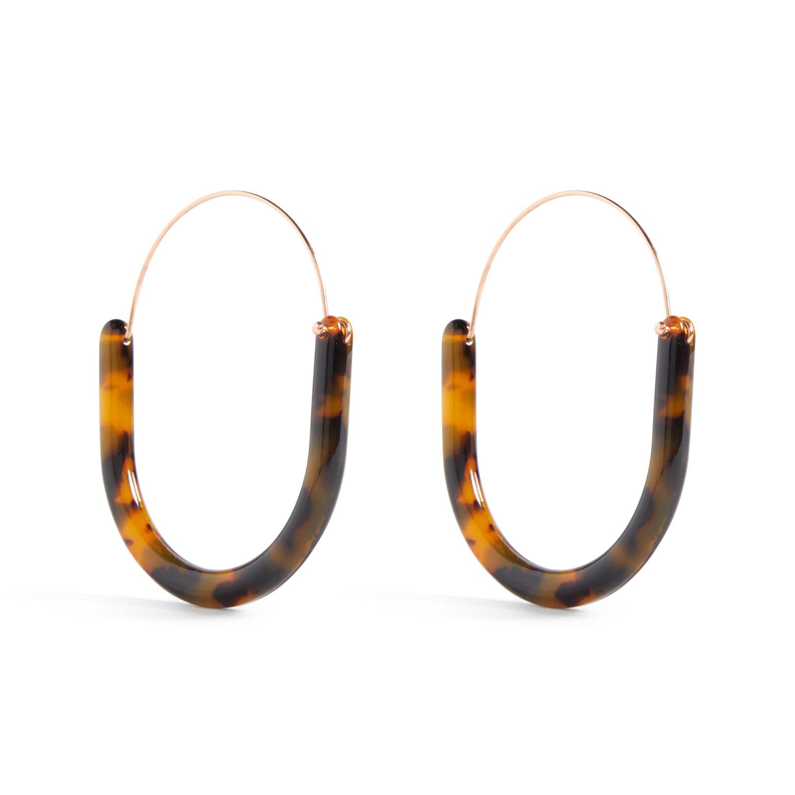 Tortoise shell hoop earrings nz new arrivals